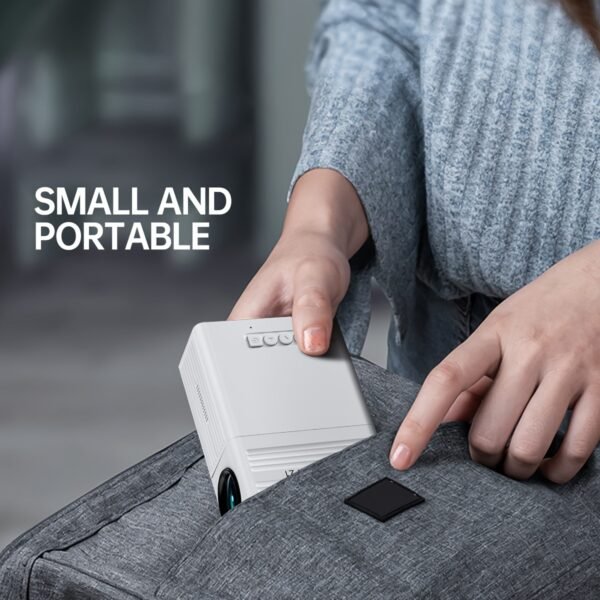 Portable Home Theater Movie Projector, EU Plug, Easy to Carry, Enjoy Anytime, Anywhere, Upgrade Your Viewing Experience HD Mini Projector - Vivid 3D Vision, Gift - Image 6