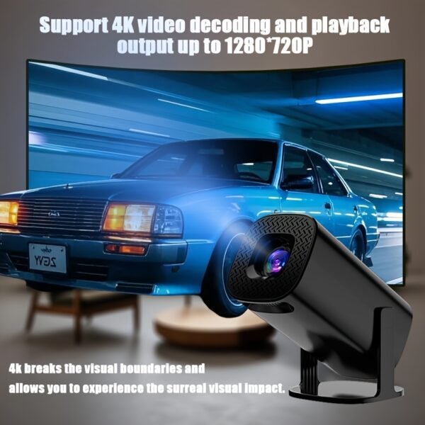 Projector P30 Mini Home Wall Projection 4K Ultra HD Projector Dual WIFI Wireless Portable Projector - Image 4