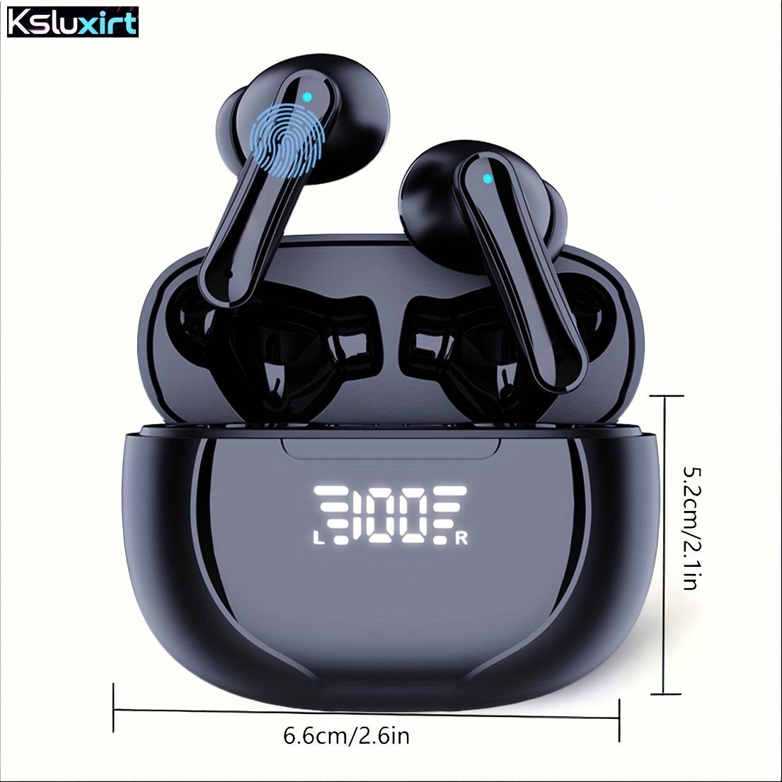 Wireless TWS Wireless Earphones with Voice Noise Canceling, HiFi Stereo Sound, In-Ear Design with Microphone and LED Power Display Charging Case - Image 5