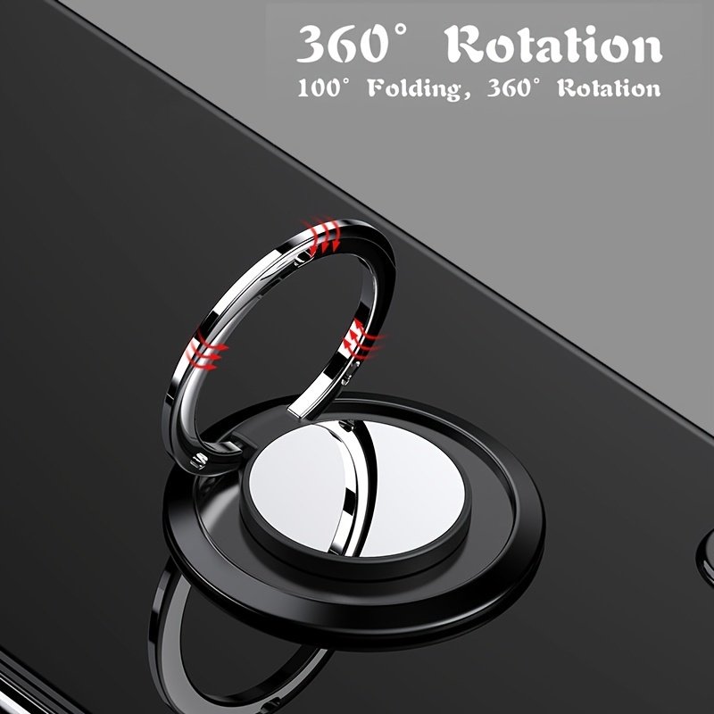 Universal Finger Ring Holder Stand Grip 360 Degree Rotating For Mobile Phone Car Magnetic Mount Phone Back Sticker Pad Bracket - Image 2