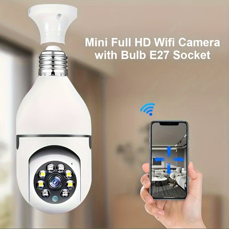 Teruhal 1080P HD WiFi Security Camera - 360° Rotatable, Color Night Vision, Two-Way Audio, Motion Detection Alerts, Easy Installation - Perfect Gift for Birthdays, Easter, Presidents Day - Image 9