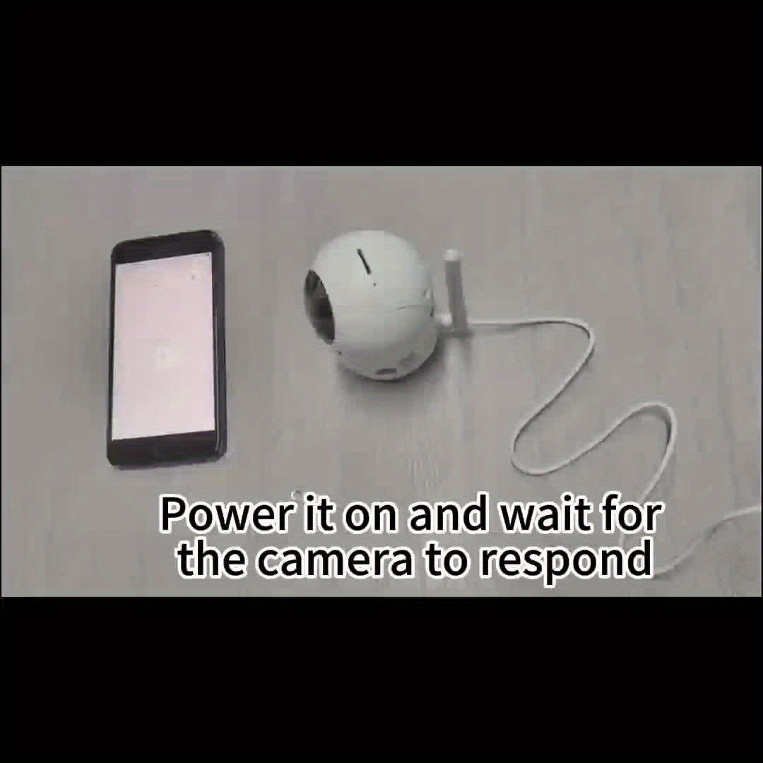 An Indoor Security Wifi Camera, Automatic Tracking, Color Night Vision Home Protection, Two-Way Audio, AI Intelligent Tracking Motion Detection, Suitable for Home Street Security And Monitoring, Can Be Used As Christmas And Halloween Gifts. - Image 8