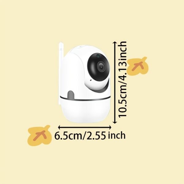 1pc 1080p WiFi Security Camera, 2MP 1920x1080 High Definition, Indoor/Outdoor with Color Night Vision, 2-Way Audio, Motion Tracking, USB Powered, Compatible with Tablet, No Battery, ABS Material - Image 6