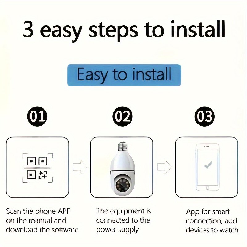 Teruhal 1080P HD WiFi Security Camera - 360° Rotatable, Color Night Vision, Two-Way Audio, Motion Detection Alerts, Easy Installation - Perfect Gift for Birthdays, Easter, Presidents Day - Image 11