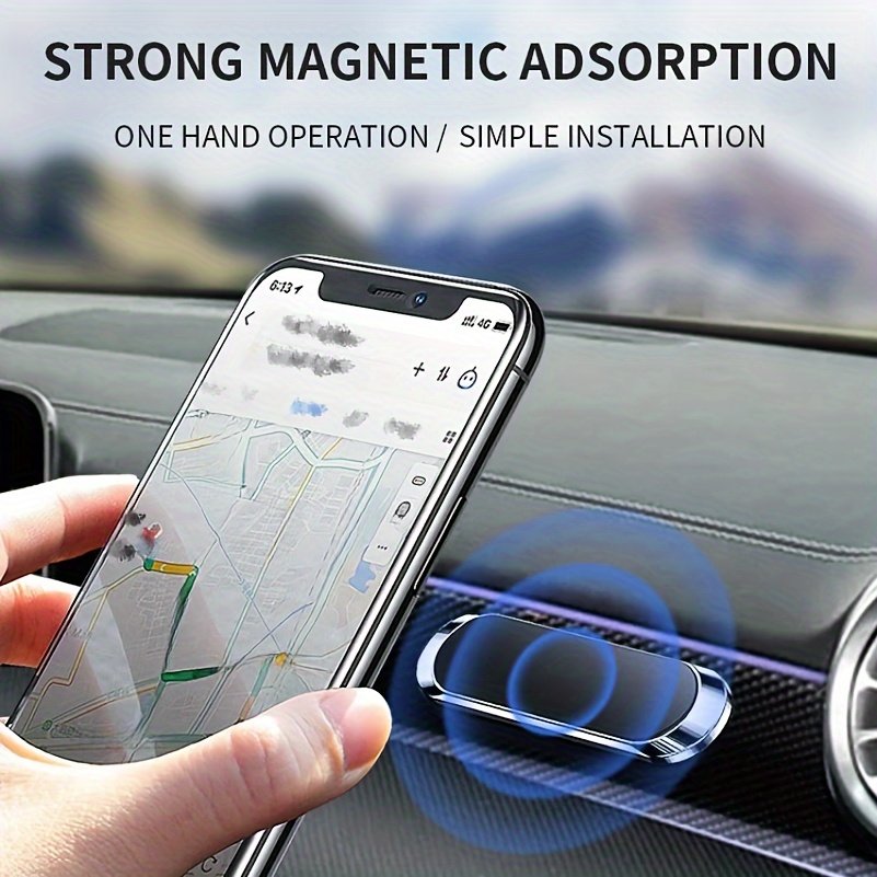 Magnetic Mini Single-row Adhesive Dashboard Mobile Bracket With Strong Magnetic Car Phone Holder On Hot Sale - Image 10