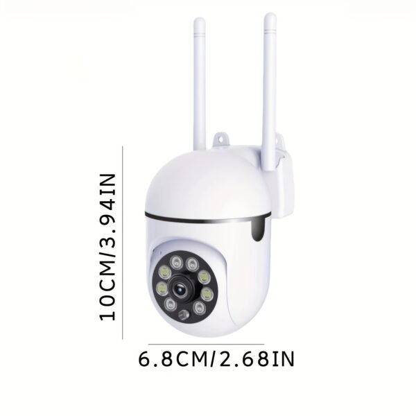 1080P WiFi Security Camera with Night Vision, 355° Two-Way Audio, AI Motion Detection, Color Night Vision, USB Powered, Wall Mountable, Non-Waterproof - Ideal for Home Surveillance - Image 2