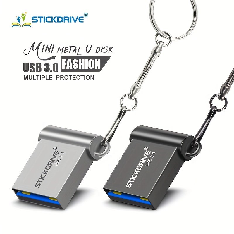 STICKDRIVE MINI USB 3.0 Flash Drive 16GB 32GB 64GB 128GB PENDRIVE Disk Memory For Key Ring