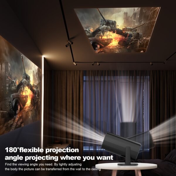Projector P30 Mini Home Wall Projection 4K Ultra HD Projector Dual WIFI Wireless Portable Projector - Image 13