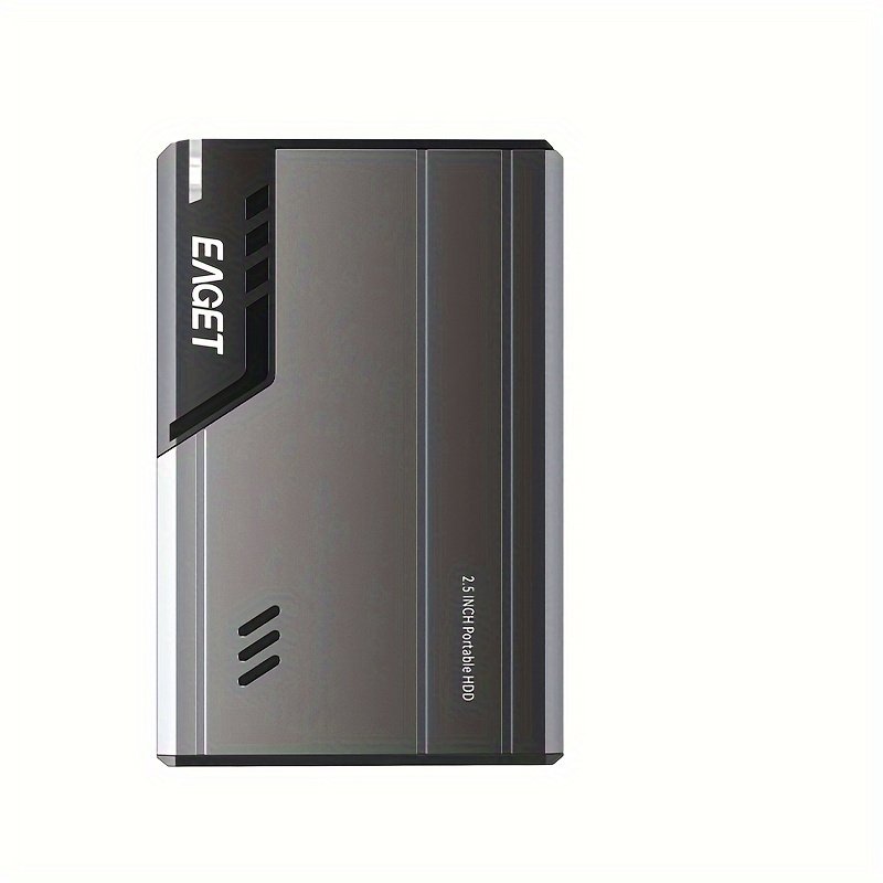 EAGET 6.35cm Portable HDD External Hard Drive, 500GB/1TB, USB 3.0, High-Speed 5Gbps, Metal Texture, Plug and Play for PC, Mac, PS4, Xbox - No Battery Required - Image 3