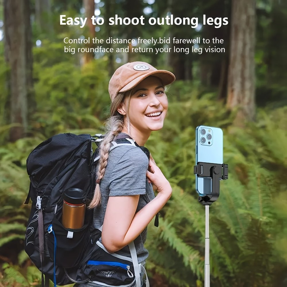 Stable Tripod for Smartphones and Cameras, Anti-Shake Selfie Stick with Desktop Tripod Stand, Indoor/Outdoor Live Streaming, ABS Material, Photography, Selfie Stick - Image 13