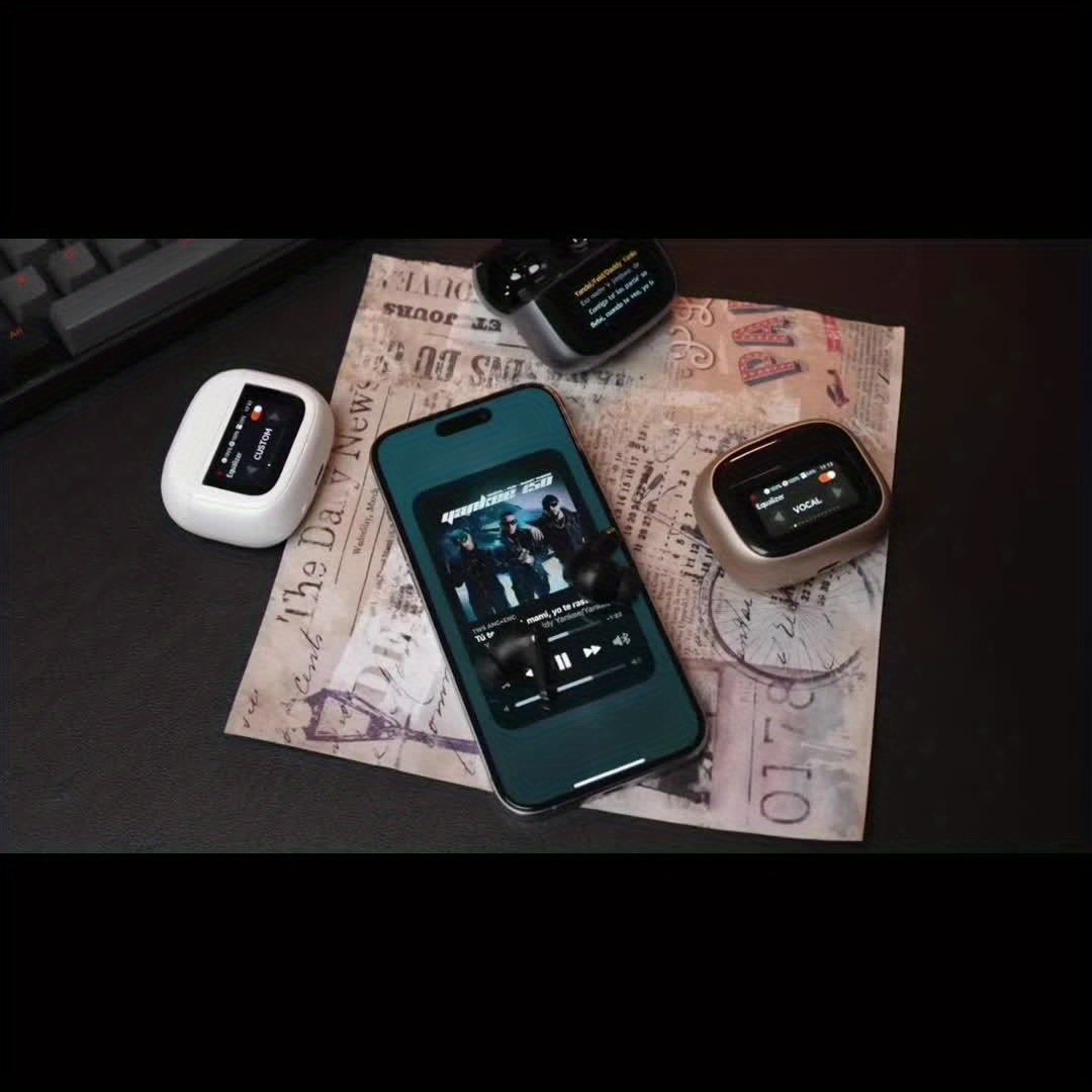 2024 Upgraded Wireless Earbuds, Touch Control Semi-Open-Back In-Ear Headphones, BT5.4 High Fidelity Sound, Non-Waterproof, Compatible with Apple, Huawei, Samsung - 300mAh Lithium Polymer Battery, Type-C Charging, 1-10W Power Range - Image 12