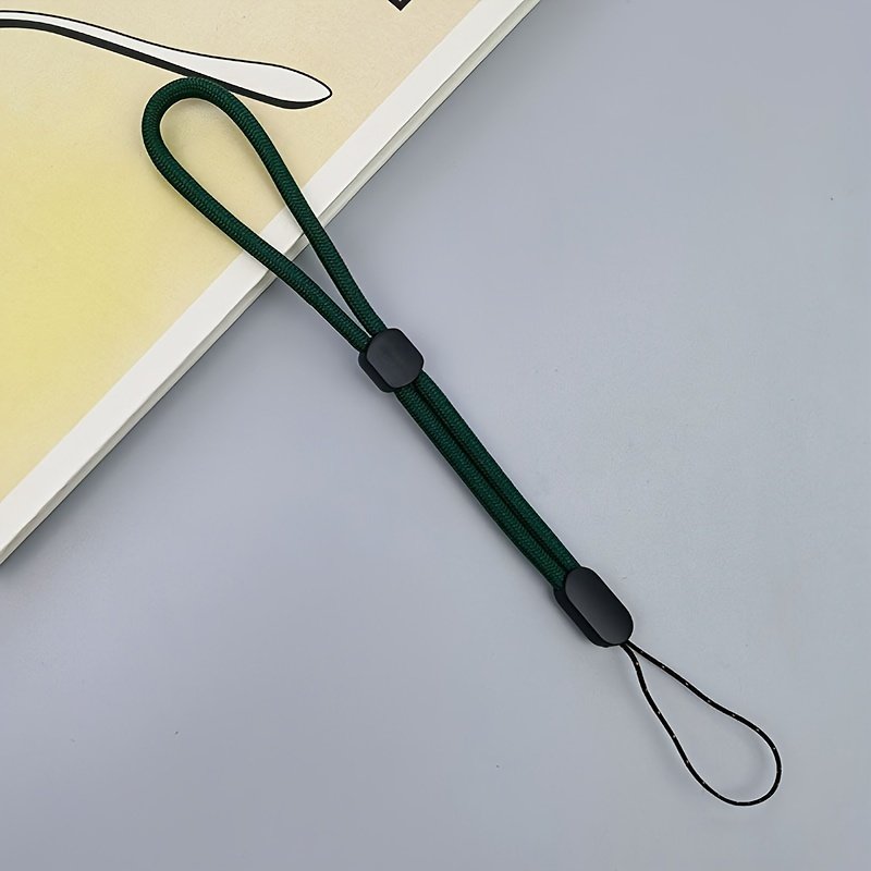 Solid Color Short Mobile Phone Lanyard, Adjustable Lanyard, Water Cup, Flashlight Pendant, Accessories, Thick Wrist Rope, Anti-lost Lanyard - Image 14