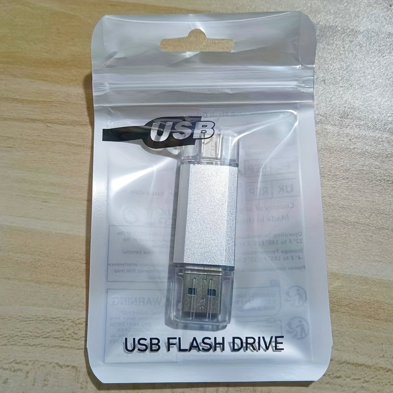 USB C Flash Drive 100GB/16GB/512MB Dual C-Type Thumb Drive C-Type 2-in-1 USB 2.0 Dual Interface Flash Drive High Speed OTG Thumb Drive Metal Memory Stick Photo Stick For Android Smartphones And Tablets - Image 11