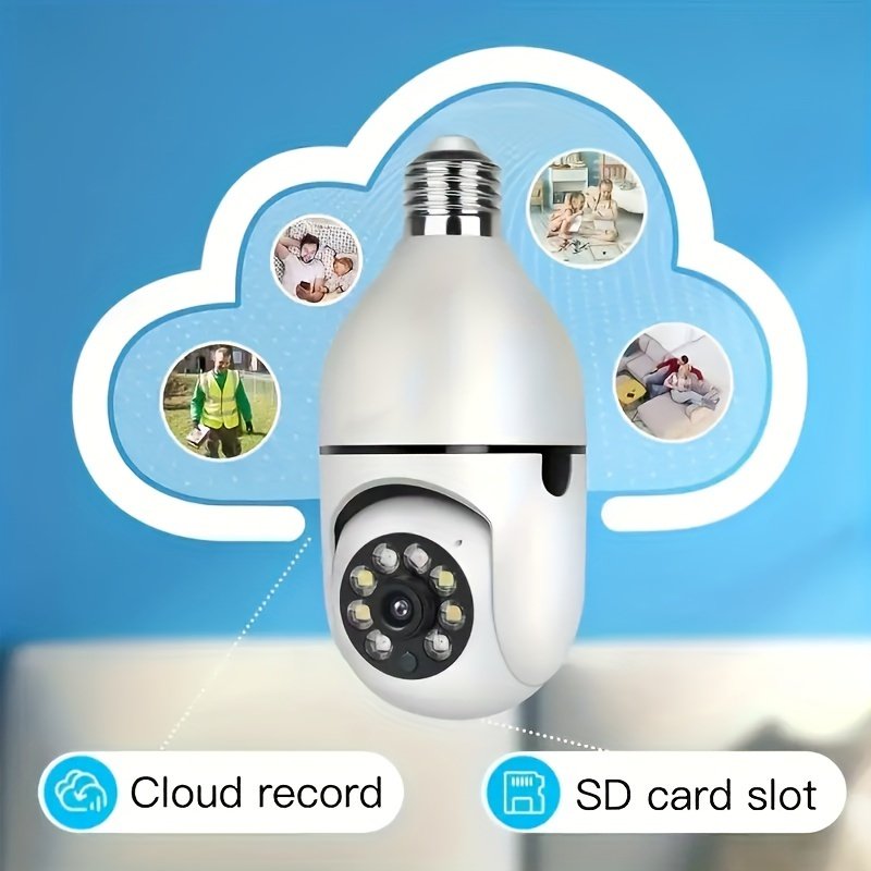 Teruhal 1080P HD WiFi Security Camera - 360° Rotatable, Color Night Vision, Two-Way Audio, Motion Detection Alerts, Easy Installation - Perfect Gift for Birthdays, Easter, Presidents Day - Image 2