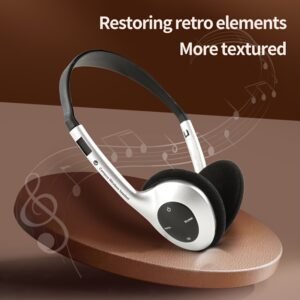 Classic Retro Headset Wireless Headphones for Android, Apple, Huawei, Computers, etc