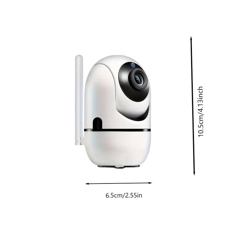 An Indoor Security Wifi Camera, Automatic Tracking, Color Night Vision Home Protection, Two-Way Audio, AI Intelligent Tracking Motion Detection, Suitable for Home Street Security And Monitoring, Can Be Used As Christmas And Halloween Gifts. - Image 5