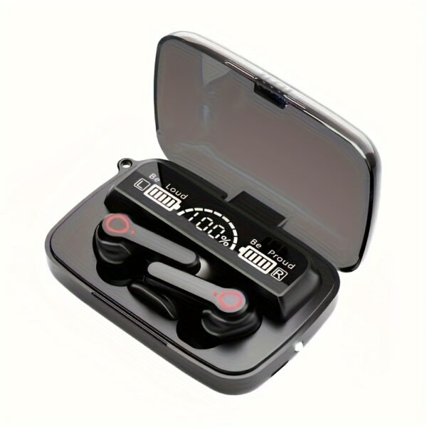 1 Pair Anime Themed In-Ear Wireless Earbuds M19, HiFi Sound, Fingerprint Touch Control, 9D Stereo, Noise Isolation, with LED Display, Rechargeable Case, Condenser Mic, Detachable Cable, Volume Control, Sweat-Resistant, Wireless, Voice Call Noise Reduction - Image 6