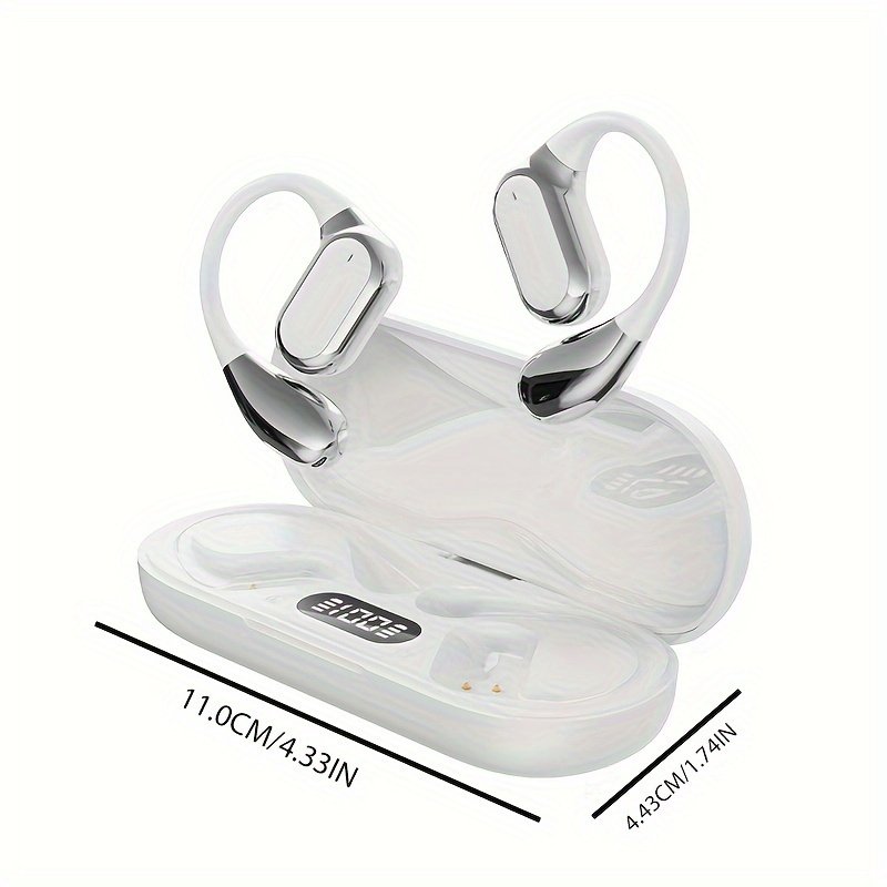 2024 NEW Style True Wireless On-Ear Sleeping Comfortable Headset Music Couples Earbuds TWS HIFI Dolby Bass ACC Stereo HD Calling Earphones for Android & Iphone Cellphone Sports Earpieces Smart Headphones - Image 10