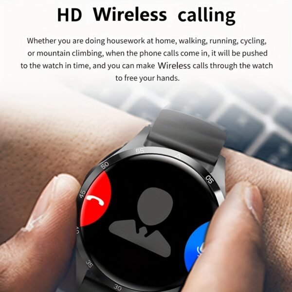 2024 GT4 Pro Smartwatch for Men and Women - 1.53-inch AMOLED HD Screen, 360x360 Resolution, Wireless Calling, NFC, USB Charging, Wireless 5.0, New, Smartwatch, Paearofero - Image 6