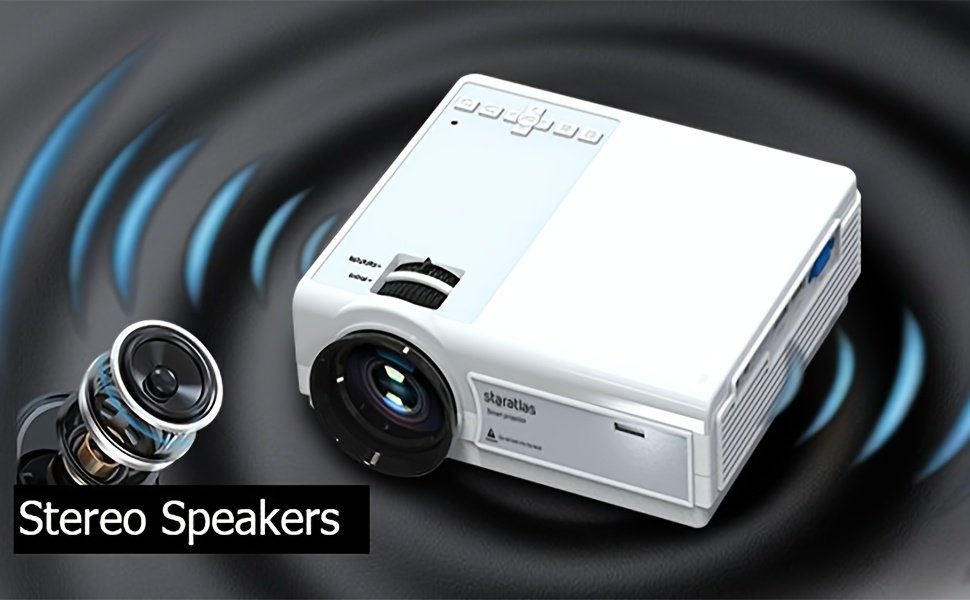 4K Projector with WiFi Portable Native 1080P Projector Outdoor Movie Projectors for Home Cinema Mini Projector Compatible with HDTV, USB, AV, Fire Stick, PS5, Projector for Smartphone Office Electronics Projector - Image 17