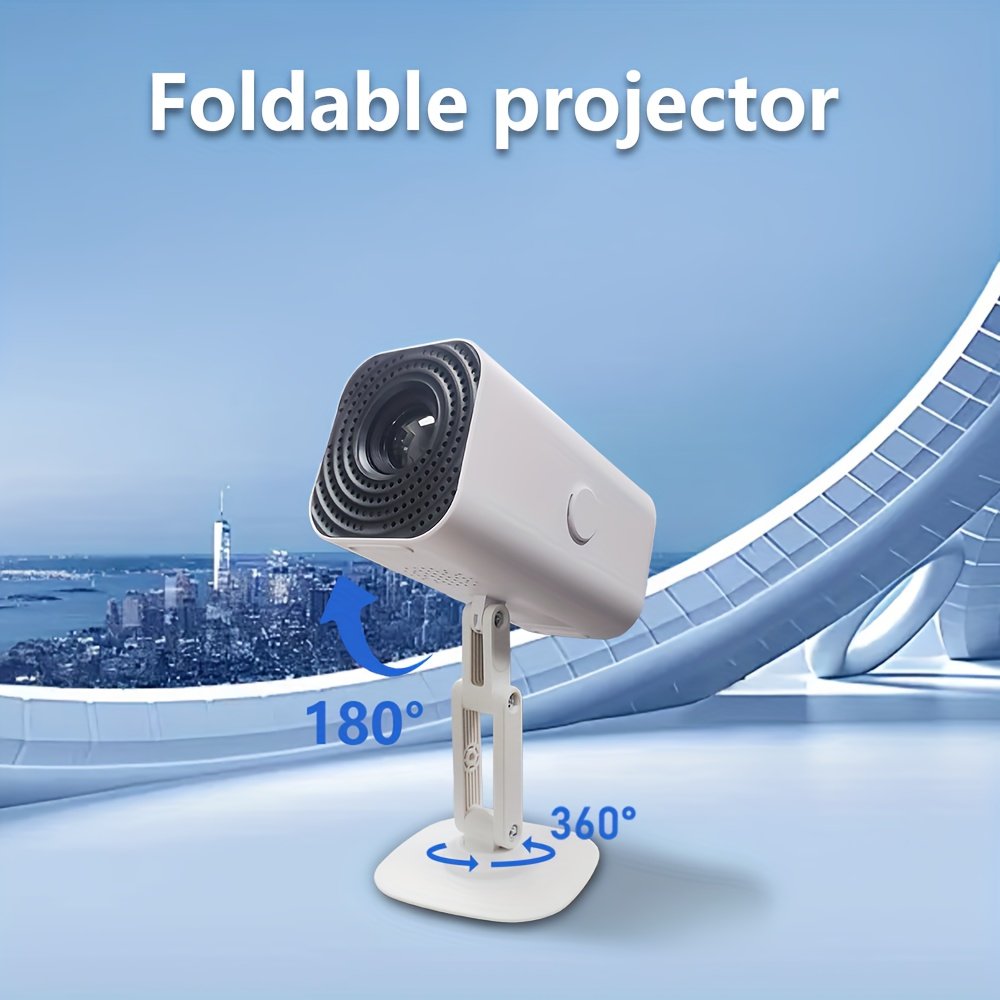 Compact HD Projector 1280x720P, 1800 Lumens, 180° Rotatable, Adjustable Table Mount, USB Powered, Wi-Fi, Built-in Speakers, Button Control, 16:9 Aspect Ratio, Ideal for Home Theater & Outdoor Use, Perfect Gift for Birthdays & Holidays - Image 17