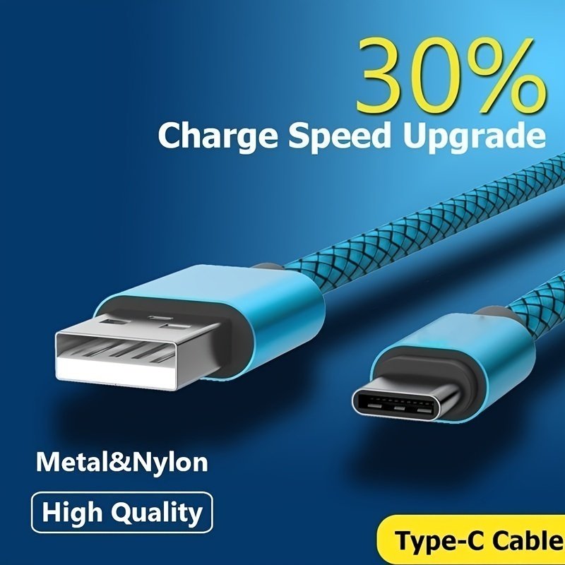 USB Type C cable for fast and safe charging is suitable for Samsung, Redmi, OnePlus mobile phone charging cables, with a length of 1m/2m/3m - Image 4