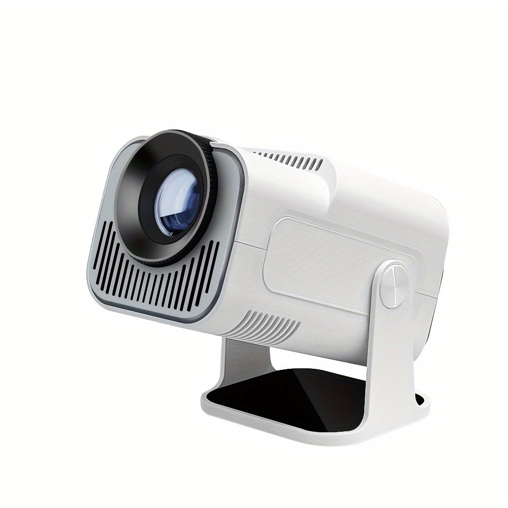 White New HY320 Mini Newly Native 720P Android 11 4K Projector 320ANSI Wifi6 Wireless 5.0 Cinema Portable 180° Rotable Projector - Image 5