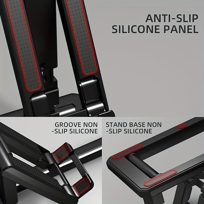 Foldable Phone Stand: Adjustable, Portable, and Durable for All Devices - Made of High-Quality Plastic - Image 11