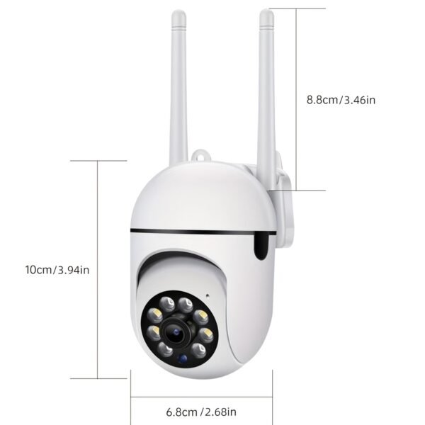 Smart 1080P PTZ WiFi Camera with HD Night Vision, Remote Voice Control & Smart Tracking - USB Powered - Image 4