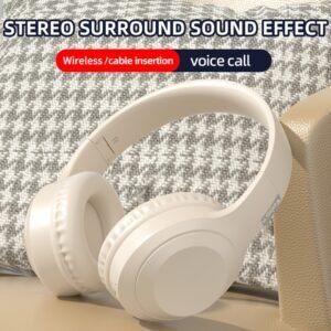 New wireless earphones for music sports, Connect a 3.5mm audio cable as DJ monitoring headphones, AUX, with a new audio system for enjoyment. volume control, thoughtful gifts for men and women! Popular wireless earphones, head mounted wireless.