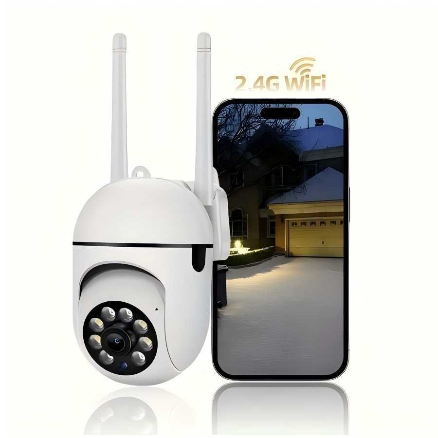 OIMLYO 1080P HD WiFi Security Camera with Full-Color Night Vision, Two-Way Audio, Motion Tracking - Indoor/Outdoor Wireless Cam with Pan/Tilt/Zoom, Remote Viewing via Smartphone, No Battery Needed, Wireless Outdoor Security Camera - Image 10