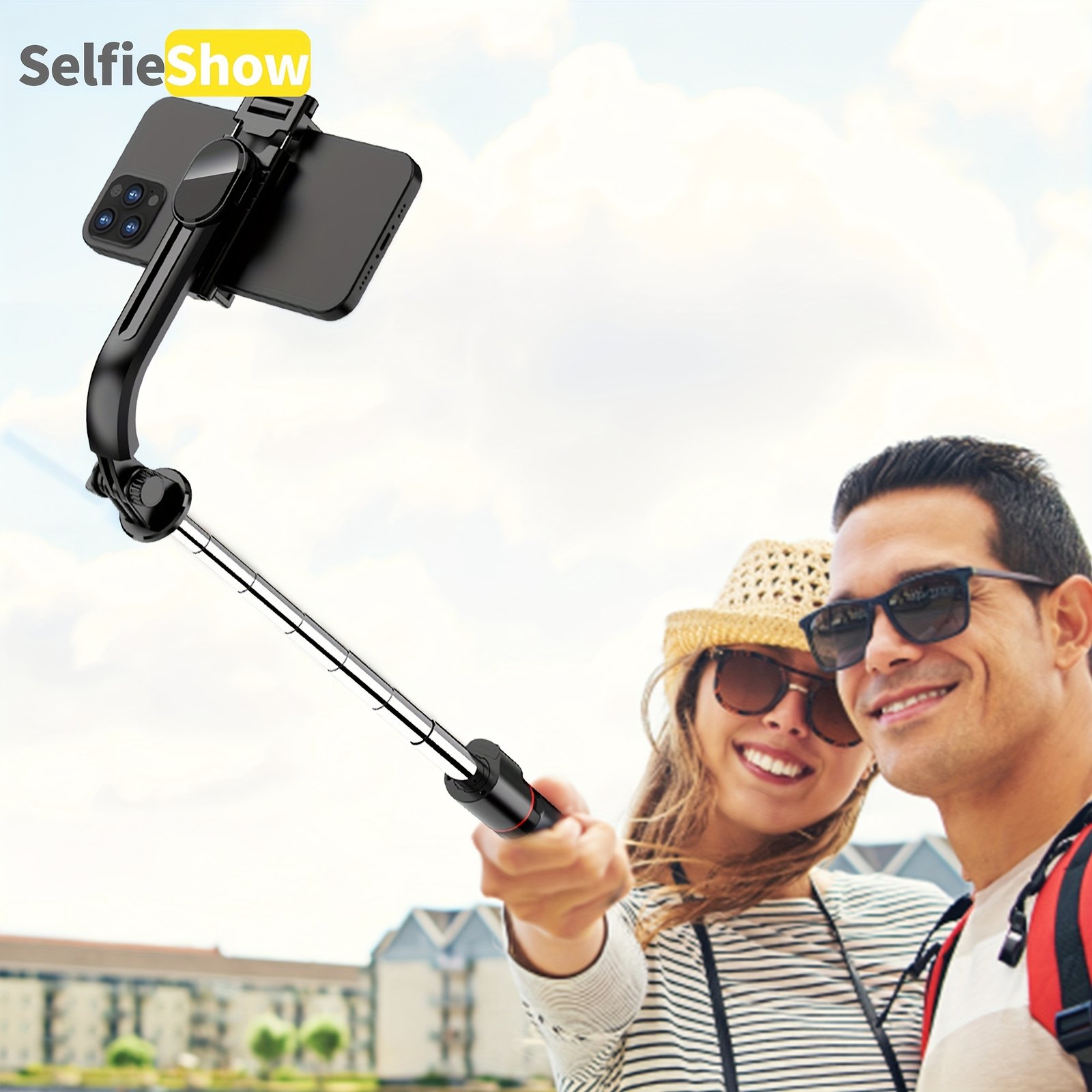 Portable 44-inch Selfie Stick Mobile Phone Tripod with Wireless Remote Control Expandable Smartphone Tripod Holder 360 Degree Rotation for iPhone 13 12 11 pro Xs Max Xr X 8 7 6 Plus, for Android for SamSung Smartphones - Image 4