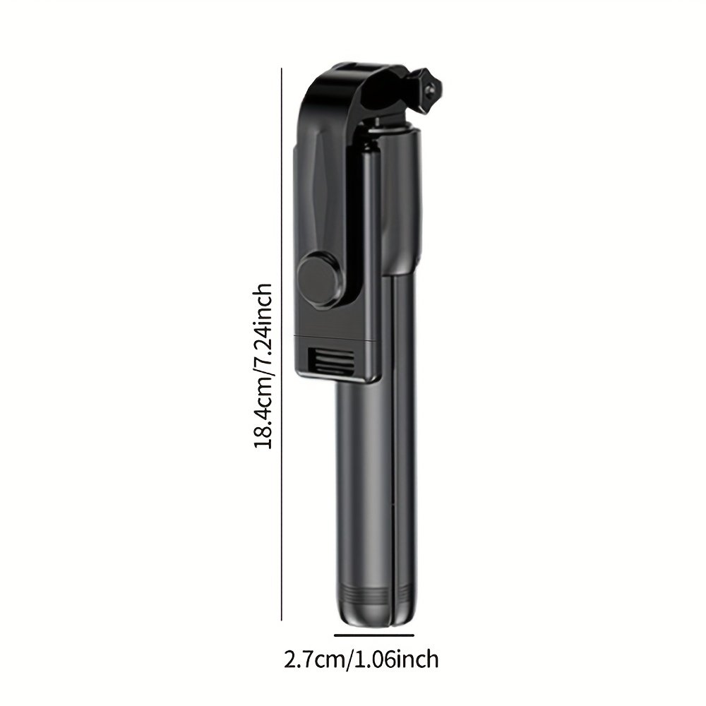 Stable Tripod for Smartphones and Cameras, Anti-Shake Selfie Stick with Desktop Tripod Stand, Indoor/Outdoor Live Streaming, ABS Material, Photography, Selfie Stick - Image 5