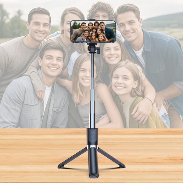 YIIOJUU 1pc 104.14cm Retractable All-in-One Smartphone Selfie Stick - 360° Rotating Tripod Holder, Wireless Remote Control, Ultra-Portable Compact Design Suitable for iPhone/Samsung/Android Phones, Perfect for Travel and Content Creation - Image 13