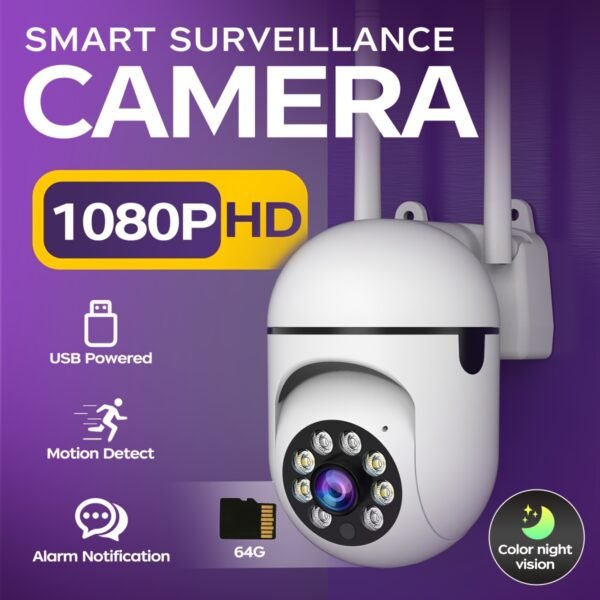 JOOAN 200W Ultra HD Dual-Camera PTZ Outdoor Security Camera - Wireless IP, 1080P FHD with 2.4G WiFi, Dual-Screen Display, Auto-Tracking, Night Vision, Two-Way Audio, Motion Detection, 360° Full View, for Home & Street Safety - Image 12
