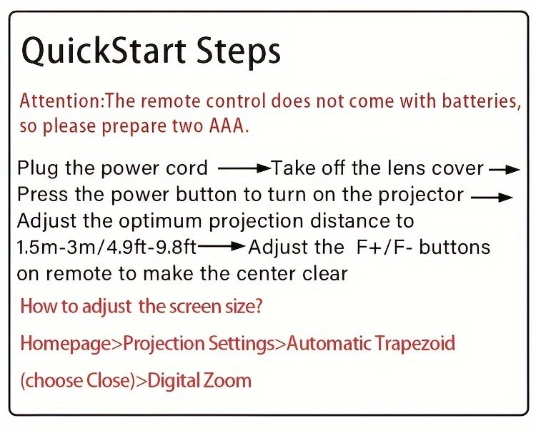 Electric Focus Native 1080P Full HD Projector, Equipped with 5G Wireless Wifi, 15,000 Lumens Brightness, 220-Inch Large Screen, Built-In Speaker, Portable Movie Projector, Suitable for Home Theater in Living Room Or Bedroom, Stylish Mirror Design, Support - Image 12