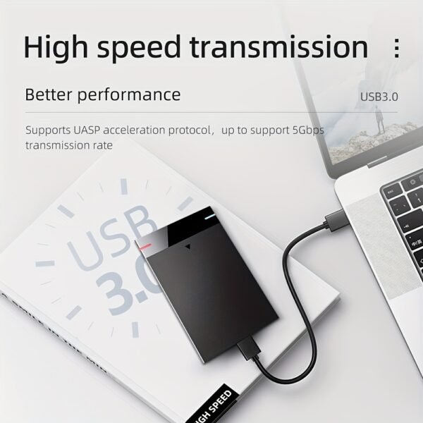 Small Capacity External Hard Drive, 320G Portable Hard Drive, Portable External Storage Hard Drive, USB3.0 High-speed Reading and Writing, Mechanical Hard Drive, Supports Notebook, Mobile Phone and Computer - Image 4