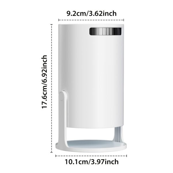 This High-Definition Mini Projector Features Wifi Connectivity, Automatic Keystone Correction, And a Bright LED Display. It Is Compatible with Ios, Android, And Windows, And Works with TV Sticks, Smartphones, PS4, And USB Devices. It Includes a Remote Con - Image 4