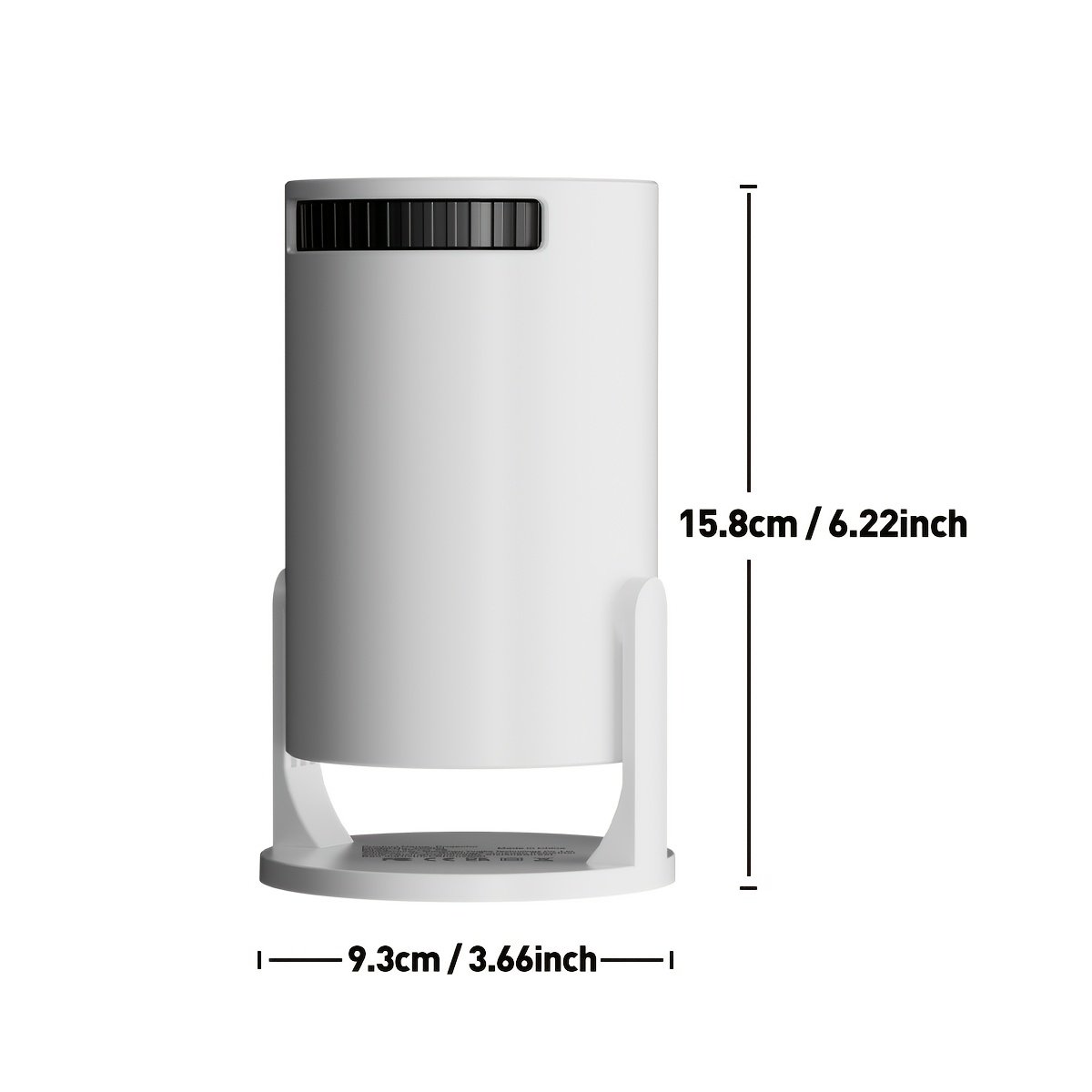 Smart HD Projector, 1080P LED Video Projector with 180 Rotation, 3D Ready, LCD Display, 4:3 Aspect Ratio, 220-240V European Standard Plug, Compatible with AV/USB/Audio/PS4, Home Theater Projector - Image 5