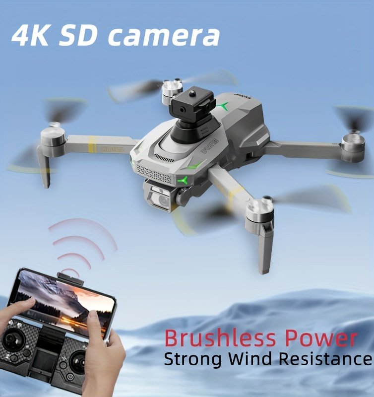 GD95 Brushless Motor Drone with Dual HD Cameras - Anti-Shake ESC, 360° Obstacle Avoidance, Hover Function, 120° Wide Angle Lens, 2.4GHz Signal, 100m Remote Control, 2000mAh Battery - Includes Spare Propeller, Storage Bag & Protective Cover - Image 21