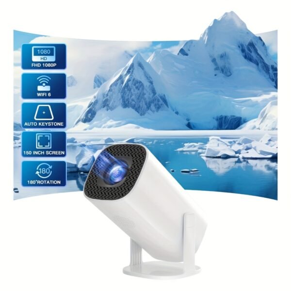 Projector P30 Mini Home Wall Projection 4K Ultra HD Projector Dual WIFI Wireless Portable Projector - Image 10