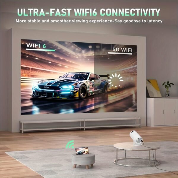 XYA 4K Smart Projector, Eu Plug (White), XYA - Image 11