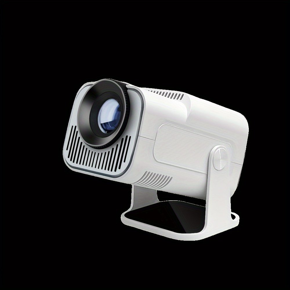 W WUDUNG HY320 Mini Projector - 1280*720P HD, 320ANSI Brightness, WiFi6 & Wireless5.0, Supports 4K Video, Portable for Home Cinema, Outdoor Parties & Office Use, EU Plug