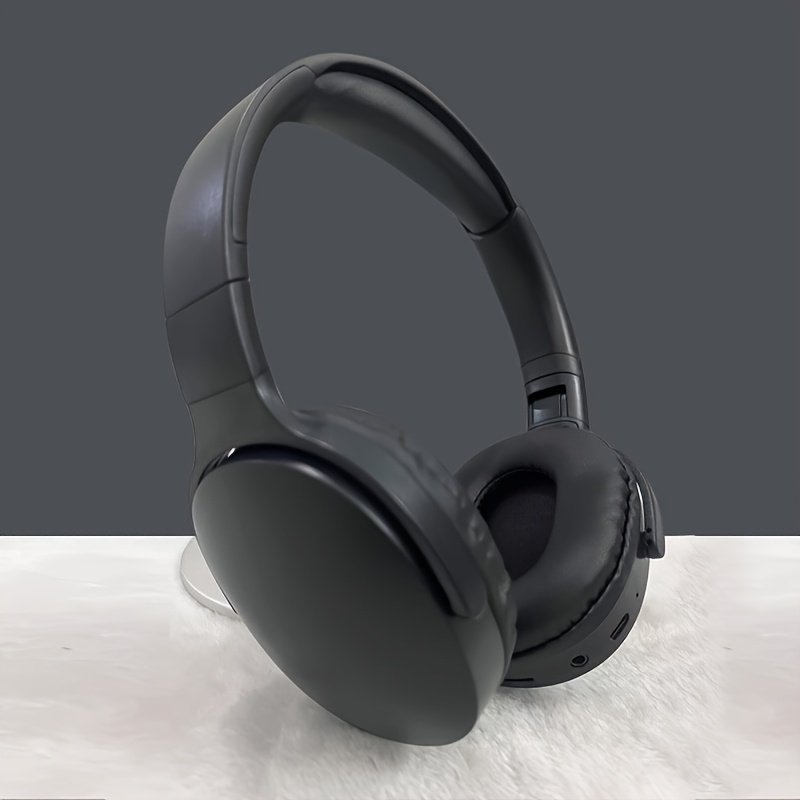 Versatile Wireless Earphones with 3.5mm AUX - Foldable, Comfort-Fit Design for DJs, Tablets, PCs, TVs & Travel | Wireless Connectivity, Volume Control - Image 6