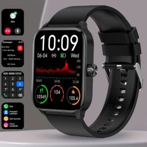 New Smartwatch, 3D Dynamic Sports Plant Growth Dial, 1.85-Inch Large Screen, True IP68 Waterproof, Smart Call Watch, 100+ Sports Modes, Connectable to Iphone And Android Phones, Answer And Make Calls, Message Push