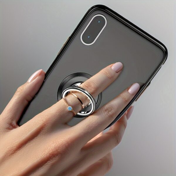 Universal Finger Ring Holder Stand Grip 360 Degree Rotating For Mobile Phone Car Magnetic Mount Phone Back Sticker Pad Bracket - Image 6