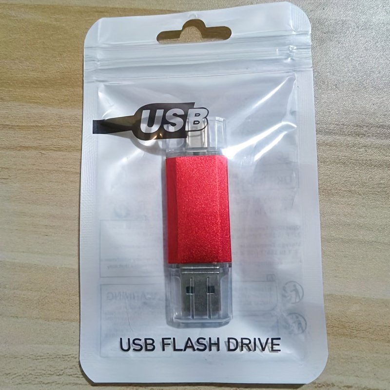 USB C Flash Drive 100GB/16GB/512MB Dual C-Type Thumb Drive C-Type 2-in-1 USB 2.0 Dual Interface Flash Drive High Speed OTG Thumb Drive Metal Memory Stick Photo Stick For Android Smartphones And Tablets - Image 3
