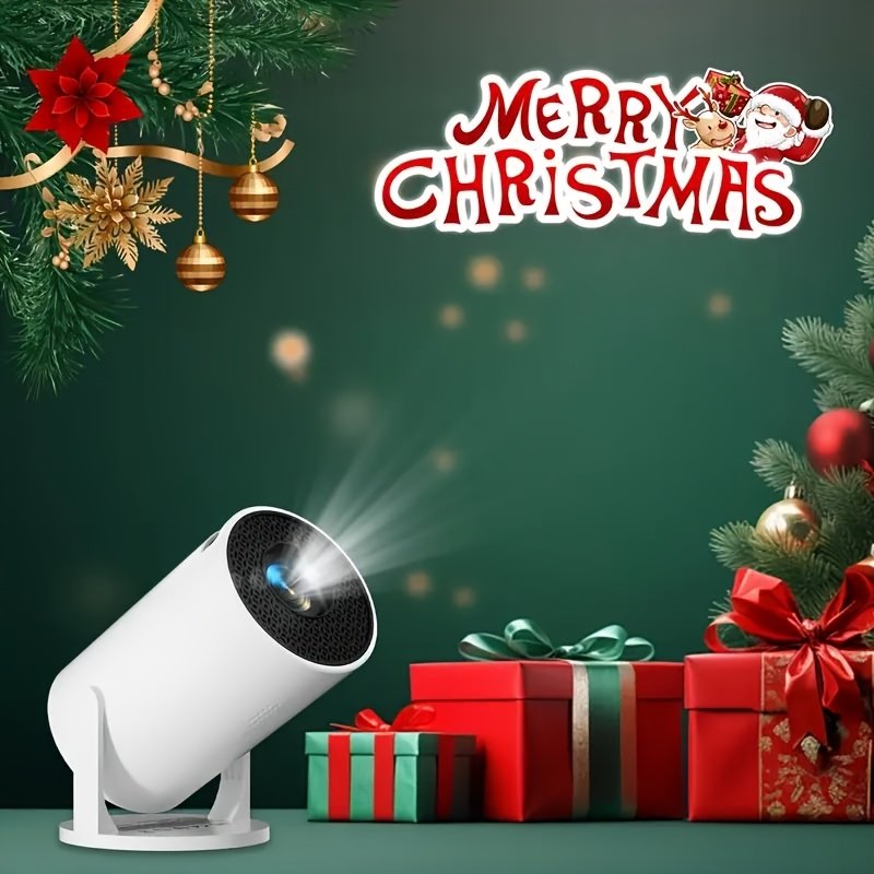 Smart HD Projector, 1080P LED Video Projector with 180 Rotation, 3D Ready, LCD Display, 4:3 Aspect Ratio, 220-240V European Standard Plug, Compatible with AV/USB/Audio/PS4, Home Theater Projector - Image 14