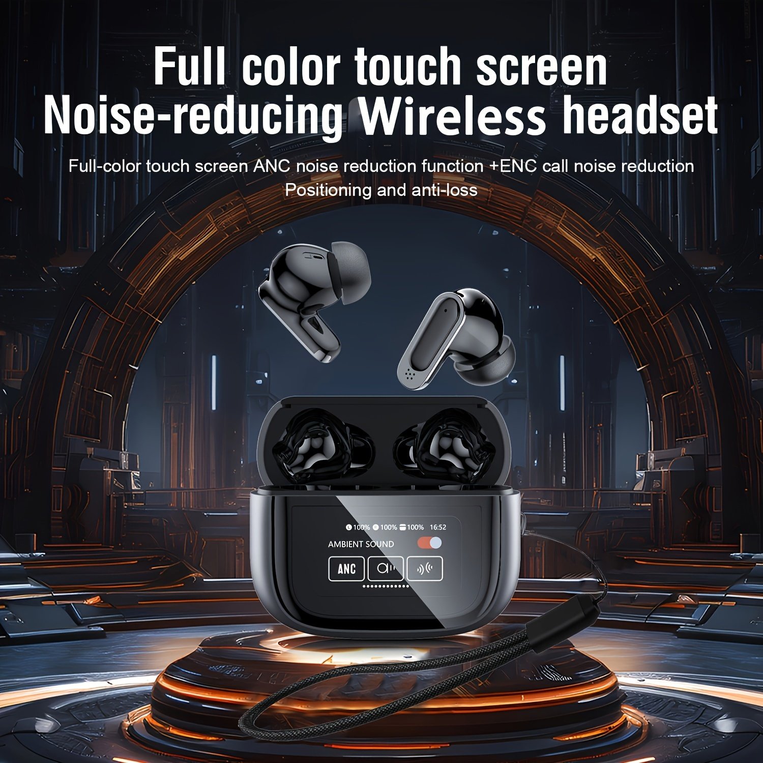 2024 Upgraded Wireless Earbuds, Touch Control Semi-Open-Back In-Ear Headphones, BT5.4 High Fidelity Sound, Non-Waterproof, Compatible with Apple, Huawei, Samsung - 300mAh Lithium Polymer Battery, Type-C Charging, 1-10W Power Range - Image 11