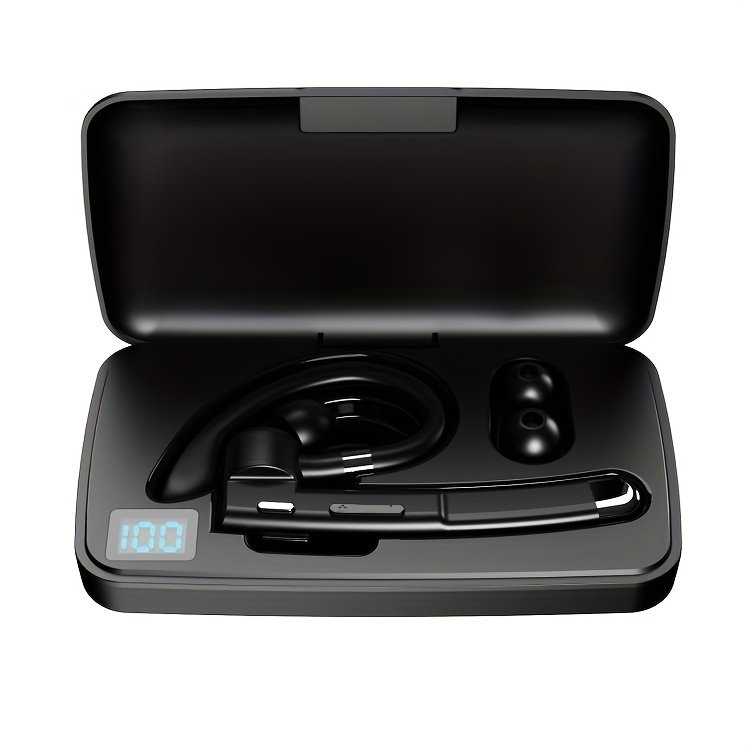 2024 Wireless Earphones 5.3 Headphones Stereo Handsfree Wireless Business Headset with HD Mic Built-in Mic for Driving/Business/Office, Compatible for iOS/Android Cellphone - Image 9